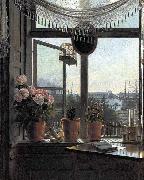 unknow artist View from the Artist-s Window France oil painting reproduction